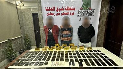 ضبط 4 عناصر إجرامية بحوزتهم 400 طربة حشيش فى الشرقية والإسكندرية