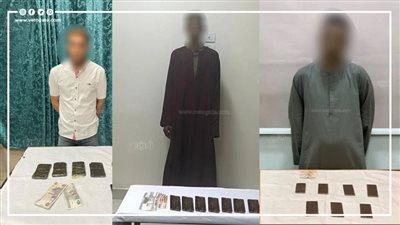 ضبط 3 عناصر إجرامية بحوزتهم كمية من مخدر الحشيش بالأقصر (صور)