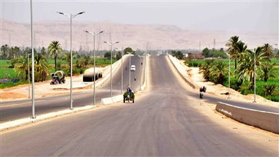 تعرض محور اللواء سمير فرج بالأقصر  لمحاولات سرقة قبل افتتاحه 