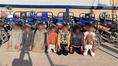 ضبط تشكيلين عصابيين و3 عاطلين لارتكاب جرائم السرقات الدراجات النارية والهواتف