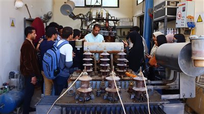 مياه أسيوط تنظم ورشة تدريب على صيانة المحولات لأبناء الجامعة التكنولوجية