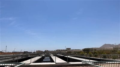 معدلات تنفيذ محطة معالجة المخلفات الصناعية في السويس الجديدة
