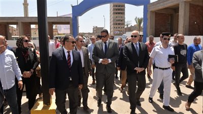 محافظ الدقهلية يتفقد مشاريع الخطة الاستثمارية في دكرنس (فيديو وصور)