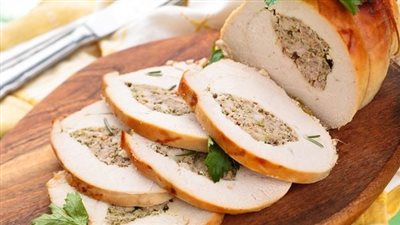 طريقة عمل فراخ رول محشية من الشيف نيفين عباس 