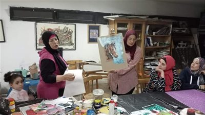 انطلاق فعاليات ورشة الديكوباچ بثقافة الإسماعيلية (صور) 