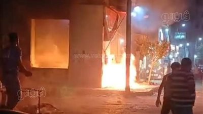 التحريات تكشف سبب حريق بـ 3 محال تجارية بجوار محطة مترو حلوان