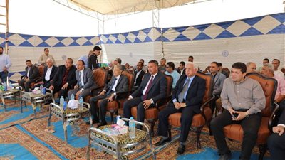 وضع حجر أساس مشروع موقف إقليمي جديد بمدينة المنيا الجديدة