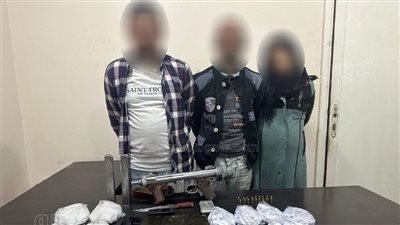 الأمن العام يضبط 4 عاطلين بحوزتهم كميات من المخدرات ورشاش في الدقهلية والجيزة 