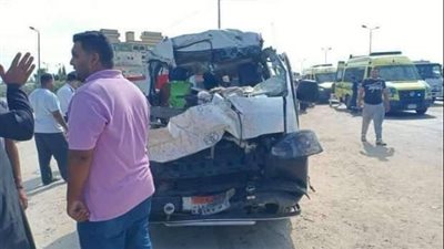مصرع شخصين وإصابة 8 آخرين فى حادثى تصادم بالبحيرة