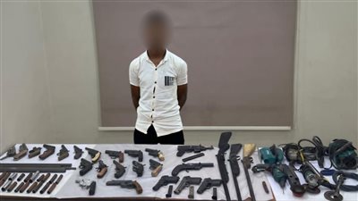 ضبط 23 سلاحا ناريا وتنفيذ 683 حكمًا قضائيًا متنوعًا فى أسيوط وأسوان ودمياط