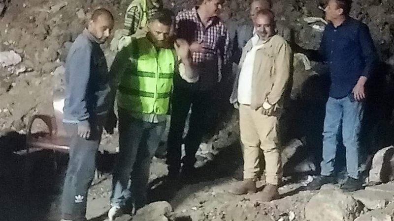 أعمال إصلاح خط مياه