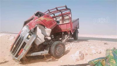 مصرع شاب وإصابة آخر في حادث مروري بالوادي الجديد 