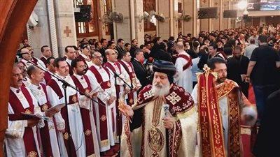 إيبارشية حلوان تحتفل بتجليس الأنبا ميخائيل