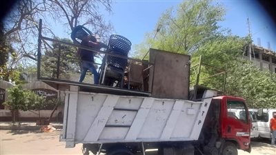 استجابة لشكوى المواطنين، رفع 300 حالة إشغال بالجيزة في حملة مكبرة