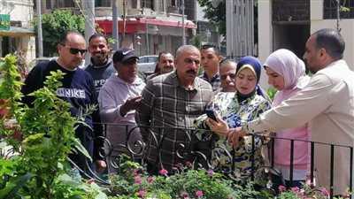 جولة تفقدية لرئيس حي الجمرك لرفع كفاءة ميدان سينما ريكس