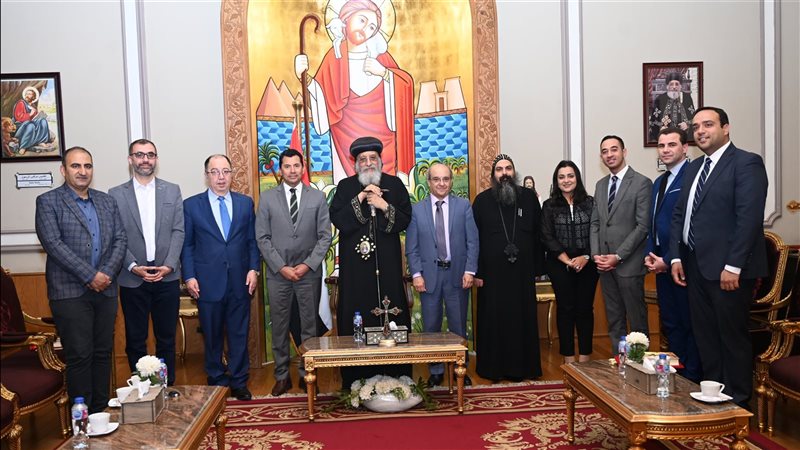 البابا تواضروس يستقبل