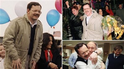 كان رهينة لدى 