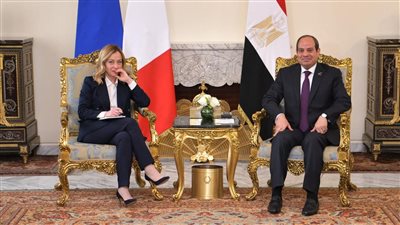 تعزيز التعاون التجارى وإقامة الدولة الفلسطينية يتصدران القمة المصرية الإيطالية بشرم الشيخ