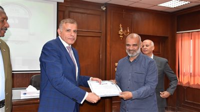 قطاع التدريب بالإنتاج الحربي ينظم لقاءا مع عدد من العاملين 