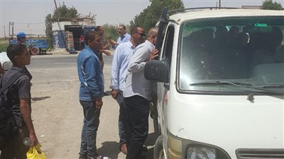 حملات مكثفة على المواقف والطرق العامة بمحافظة الفيوم