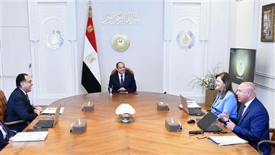 السيسي يوجه بسرعة الانتهاء من إنشاء وتطوير الموانئ البحرية والبرية والجافة والمناطق اللوجستية