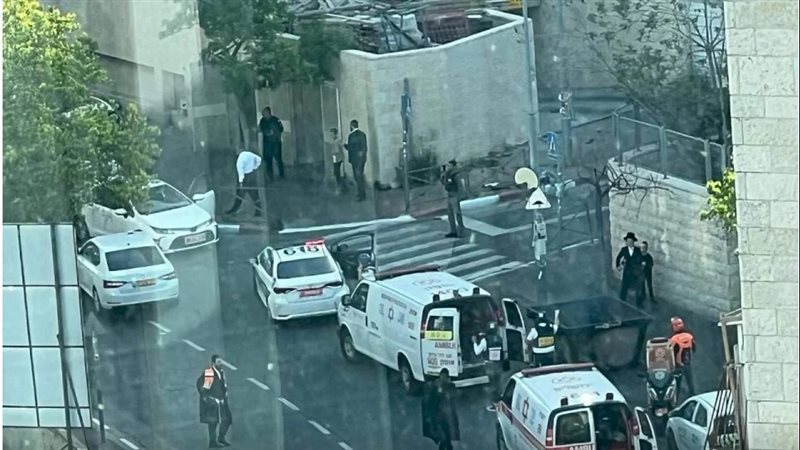موقع حادث الدهس،