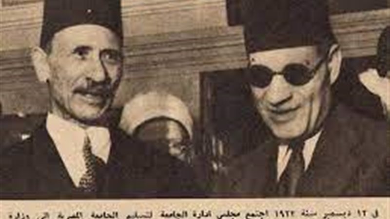 الدكتور طه حسين وأحمد