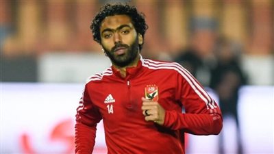 حسين الشحات يظهر بقناع الوجه أمام مازيمبي في دوري أبطال أفريقيا 