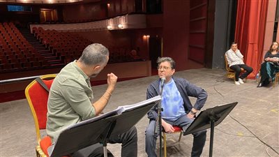 صور من بروفات حفل أمير الغناء العربي هاني شاكر فى عيد الربيع