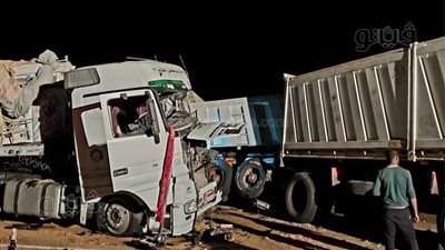 حادث عفاريت الأسفلت بالوادي الجديد، تصادم 