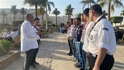 ختام دورة رواد الرهوط لوزارة الشباب والرياضة وجامعة حلوان