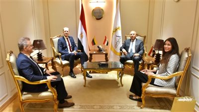 وزير النقل يبحث مع نظيره الليتواني زيادة مجالات التعاون في القطاعات المختلفة