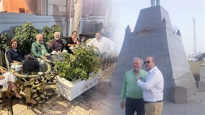 الملك فؤاد الثانى يزور تماثيل أجداده بالإسكندرية ومحل حلواني شهير صنع تورتة تتويج والده ملكا (صور)