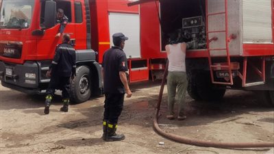 السيطرة على حريق بمطاعم فندق مؤتمرات جامعة بني سويف