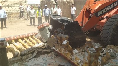 إزالة 30 حالة تعدٍ على الأراضي الزراعية وأملاك الدولة في الإسماعيلية (صور) 