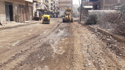 رصف وتطوير شوارع مركزي دسوق وبلطيم في كفر الشيخ