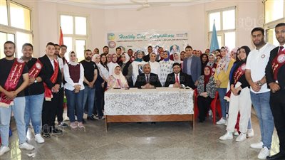 تنظيم يوم تثقيفي صحي للطلاب بجامعة طنطا