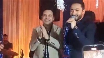 نجوم الفن في حفل زفاف ابنة بدرية طلبة، وبوسي وحمادة هلال يفاجئان العروس (صور)