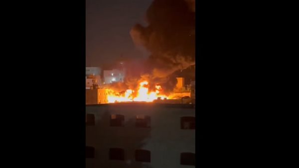 حريق هائل في الخليل جنوب الضفة الغربية (فيديو)