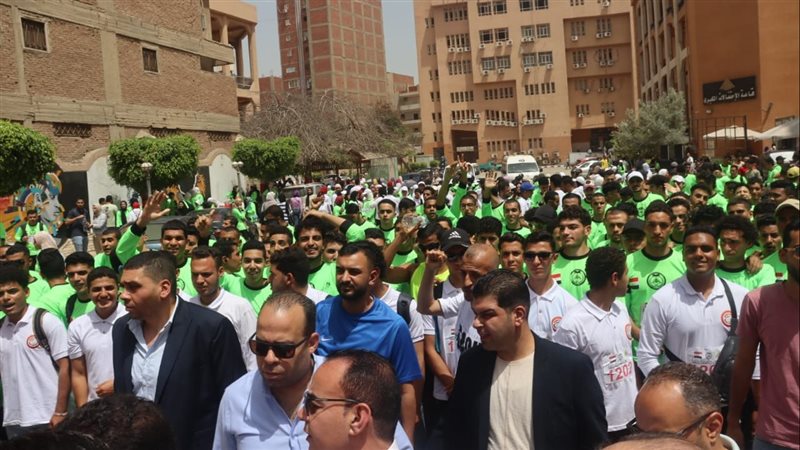 ماراثون بجامعة بنها