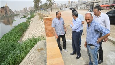 محافظ الغربية يتابع الموقف التنفيذي لكورنيش المحلة الجديد