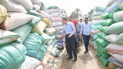 محافظ الغربية يتابع أعمال توريد القمح (صور)