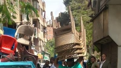 رفع 800 حالة إشغال في حملة مكبرة بحي الهرم (صور)