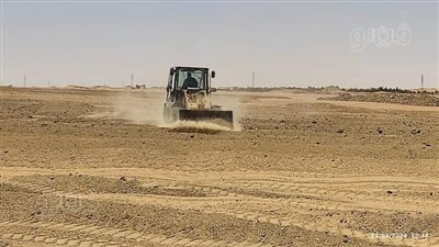 ضمن أعمال الموجة 22، إزالة التعديات على 6 أفدنة بواحة الخارجة في الوادي الجديد 