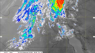 الأرصاد الجوية تحذر من أمطار ورياح مثيرة للرمال والأتربة على هذه المناطق 