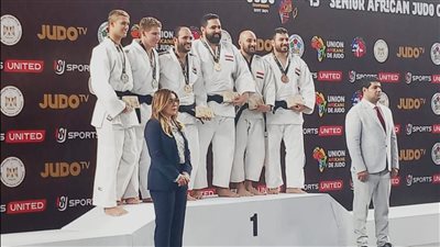 بـ 3 ذهبيات، منتخب الجودو يحصد كأس الكاتا بالبطولة الأفريقية في القاهرة