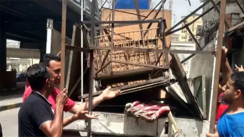 حملة اشغالات بالجيزة؛فيتو