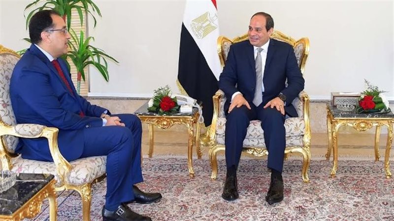 الرئيس السيسي ومدبولي،فيتو