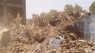 إزالة 3 حالات تعد على أراض زراعية بأرمنت في الأقصر