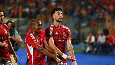 دوري أبطال أفريقيا، وسام أبو علي يقرب الأهلي من النهائي بهدف ثان في شباك مازيمبي (صور)